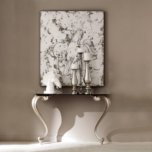 Luxury Italian Mother of Pearl Console Italian Designer Mother of Pearl Console