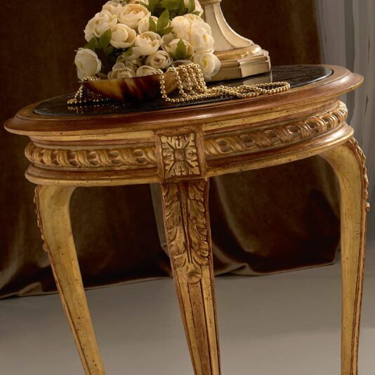 Italian Designer Round Marble Side Table Italian Designer Round Marble Side Table