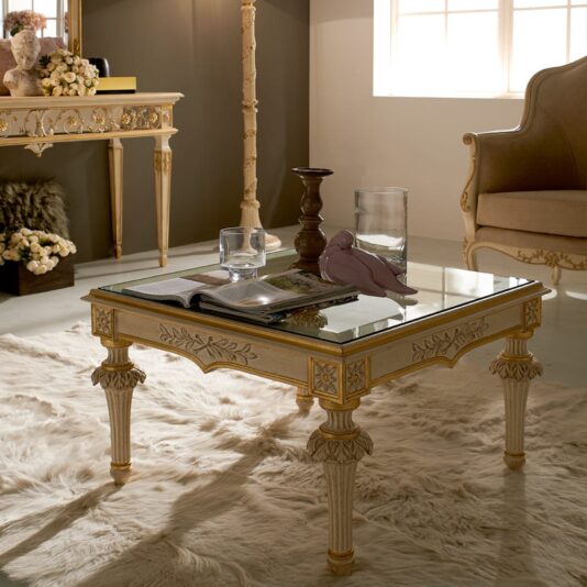 Italian Designer Square Glass Coffee Table Italian Designer Square Glass Coffee Table