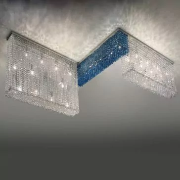 Italian Designer Crystal Modular Contemporary Ceiling Light Italian Designer Swarovski Crystal Modular Contemporary Ceiling Light