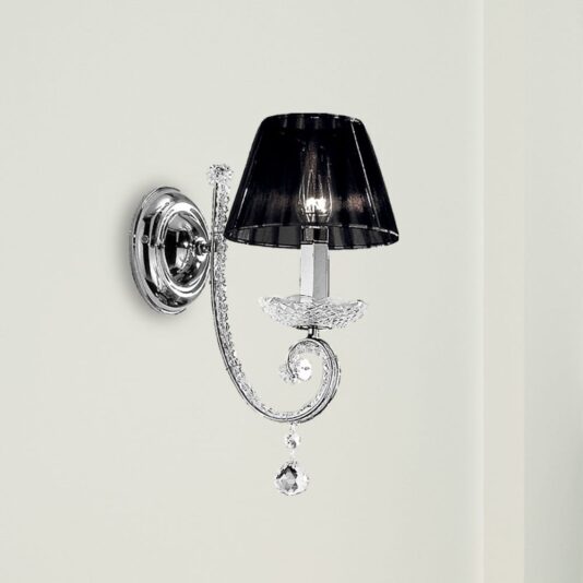 Italian Designer Swarovski Crystal Wall Light