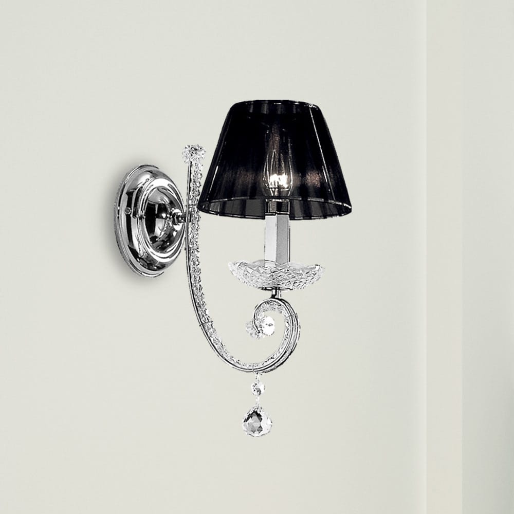 Italian Designer Crystal Wall Light