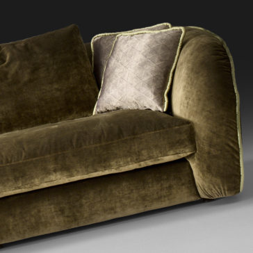 Italian Designer Velvet Modular Sofa