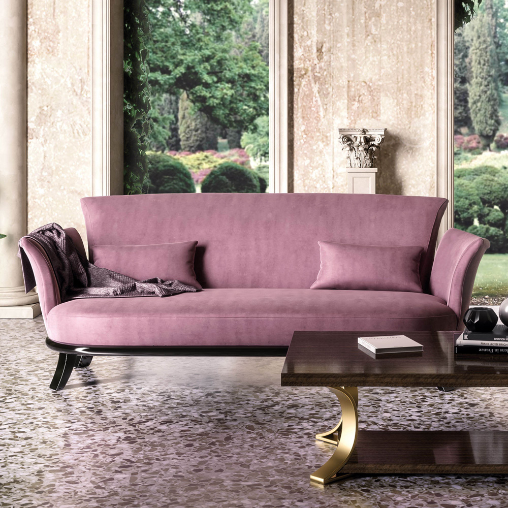 Italian Designer Leather Sofa