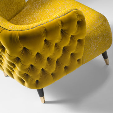 Designer Velvet Tub chair Designer Velvet Tub Chair