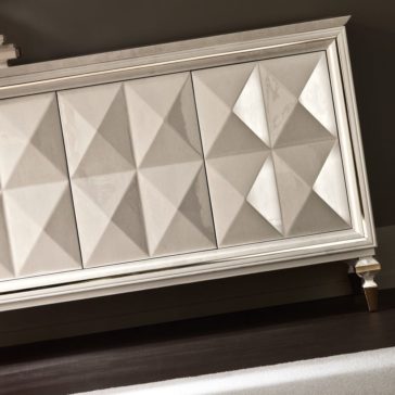Italian Diamond Design Mother of Pearl Sideboard Italian Diamond Design Mother of Pearl Sideboard