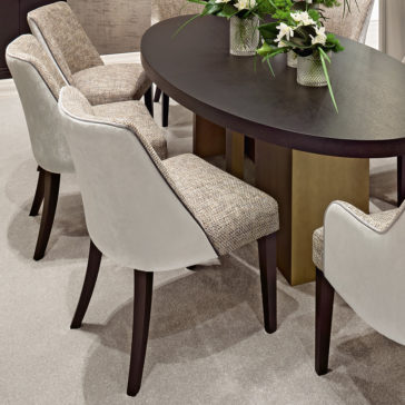 Italian High End Contemporary Oval Dining Set Italian High End Contemporary Oval Dining Set
