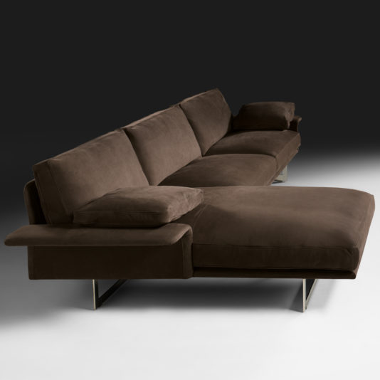 Nubuck Leather Designer Modular Sofa