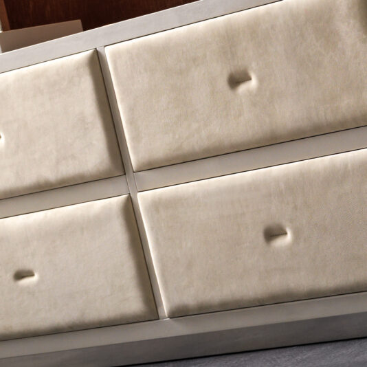 Italian Nubuck Leather Chest of Drawers Italian Nubuck Leather Chest of Drawers