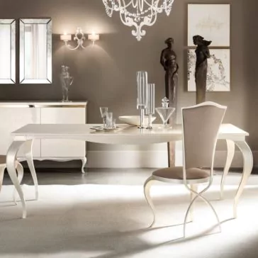 Italian Rectangular Dining Table In A Mother Of Pearl Finish Italian Rectangular Dining Table In A Mother Of Pearl Finish