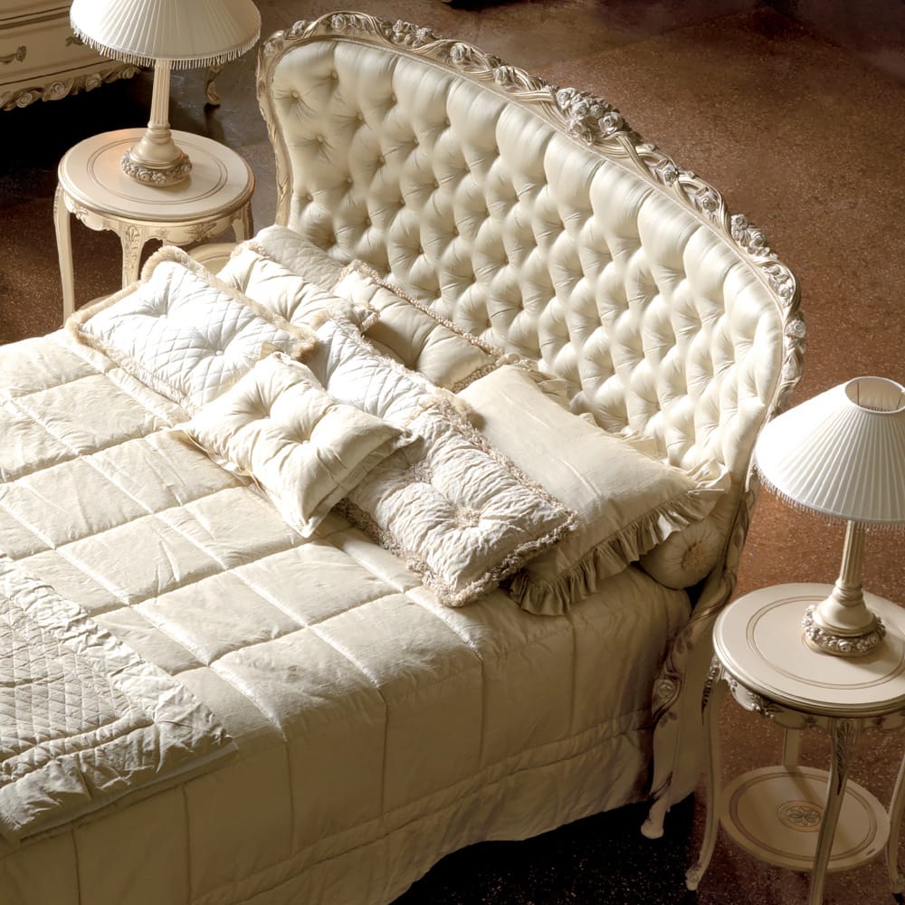 Italian Reproduction Winged Luxury Bed
