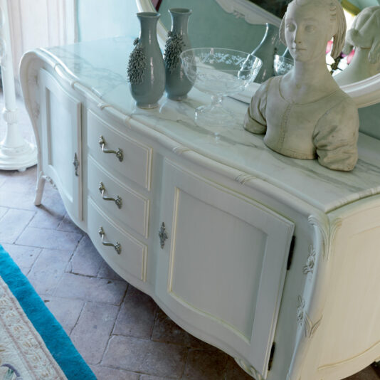 Large Classic Italian White Sideboard Large Classic Italian White Sideboard