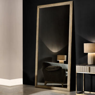 Large Floorstanding Contemporary Gold Mirror Large Floorstanding Contemporary Gold Mirror