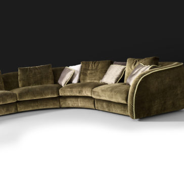 Large Designer Velvet Modular Corner Sofa Large Designer Velvet Modular Corner Sofa