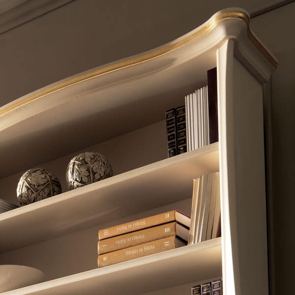 Large Italian Luxury Freestanding Bookcase