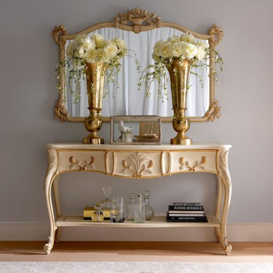 Large Luxury Italian Designer Classic Wall Mirror