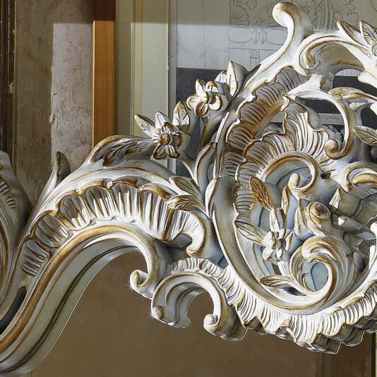 Large Ornate Italian Rococo Dressing Mirror
