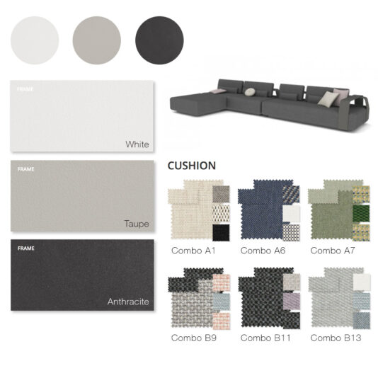 Large Outdoor Designer Modern Modular Corner Sofa