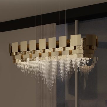 Large Oval Designer Gold Plated Crystal Chandelier Large Oval Designer Gold Plated Crystal Chandelier