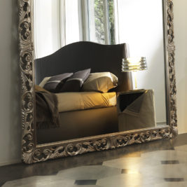Large Square Italian Ornately Carved Mirror