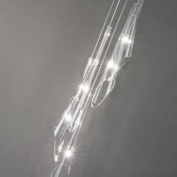 Crystal Glass Italian Designer Pendant Light Lead Crystal Pendant Light