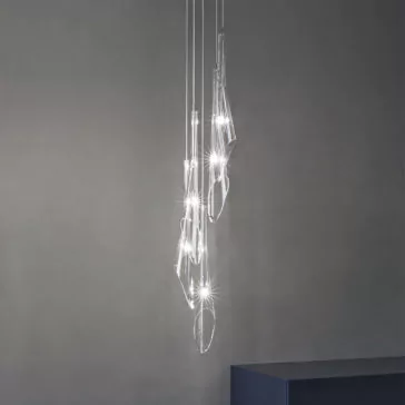 Crystal Glass Italian Designer Pendant Light Crystal Glass Italian Designer Pendant Light