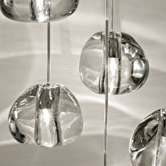 Long Stairway Crystal Pendant Light Long Stairway Crystal Pendant Light