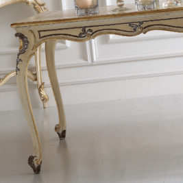 Louis XV Reproduction Rectangular Classic Italian Dining Table