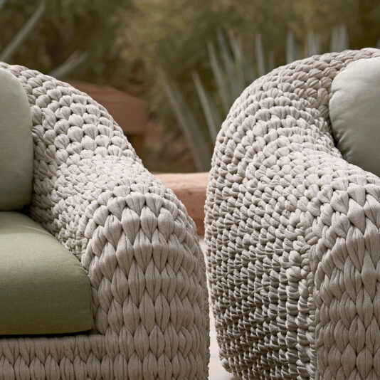 Luxurious Designer Contemporary Outdoor Garden Armchair