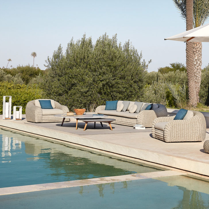 Luxurious Designer Contemporary Outdoor Garden Armchair