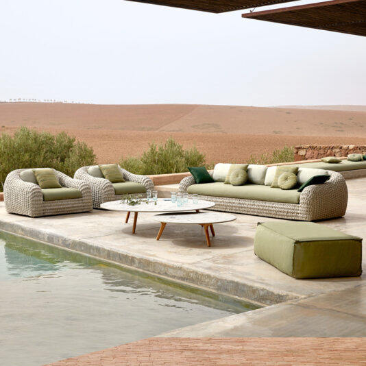 Luxurious Designer Contemporary Outdoor Garden Armchair
