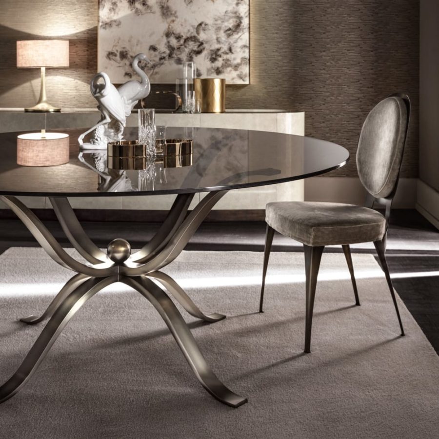Discover the Luxurious Italian Designer Glass Dining Table