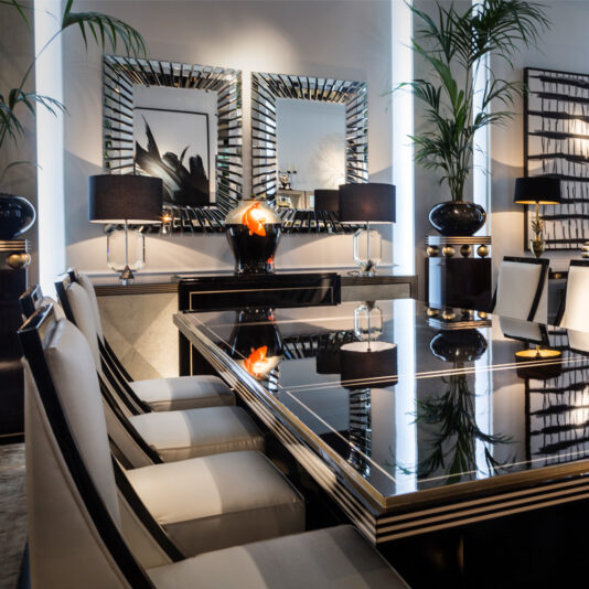 Luxury Black Lacquered Velvet Designer Dining Chair Luxury Black Lacquered Velvet Designer Dining Chair