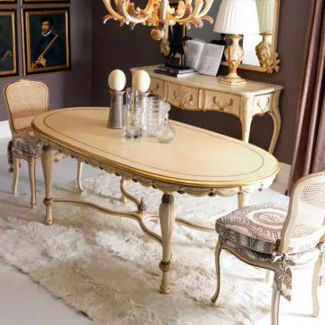 Luxury Classic Italian Louis XVI Reproduction Dining Set Luxury Classic Italian Louis XVI Reproduction Dining Set
