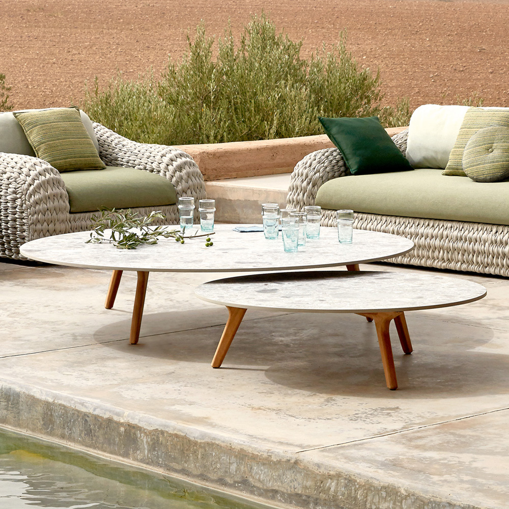 Luxury Contemporary Designer Outdoor Coffee Table