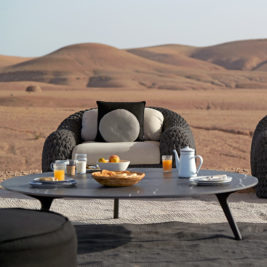 Luxury Contemporary Designer Outdoor Coffee Table
