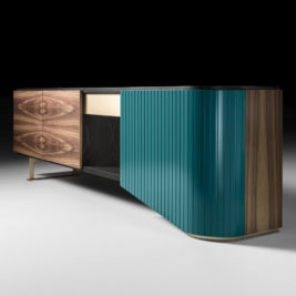 Luxury Contemporary Italian Veneered Designer Buffet