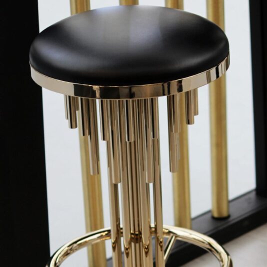 Luxury Designer Art Deco Inspired Bar Stool Luxury Designer Art Deco Inspired Bar Stool