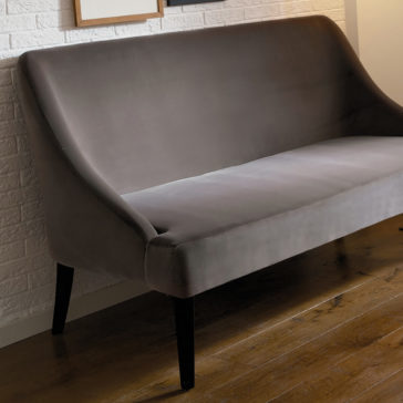 Luxury Designer Italian Grey Velvet Day Sofa Luxury Designer Italian Grey Velvet Day Sofa