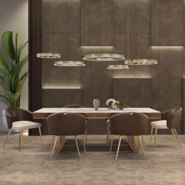 Luxury Designer Two-Tone Dining Chair Luxury Designer Two-Tone Dining Chair