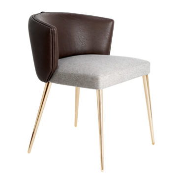 Luxury Designer Two-Tone Dining Chair Luxury Designer Two-Tone Dining Chair