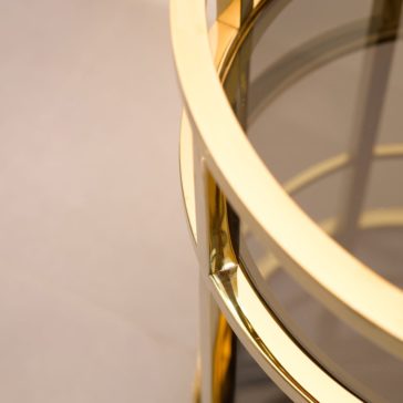 Luxury Gold Serving Trolley