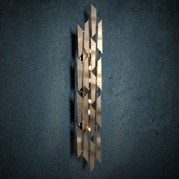 Luxury 24 Carat Gold Plated Contemporary Wall Light Luxury Italian 24 Carat Gold Plated Contemporary Wall Light