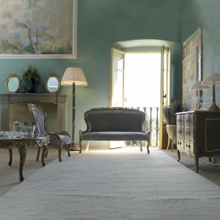 Luxury Italian Ash Grey Upholstered Day Sofa