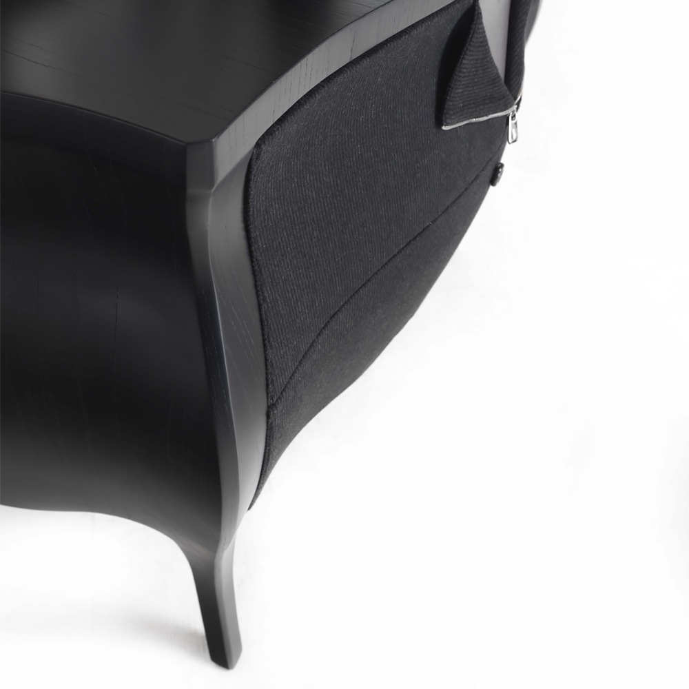 Luxury Italian Cashmere Upholstered Drawers