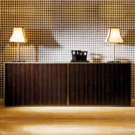Luxury Italian Designer Bronzed Sideboard
