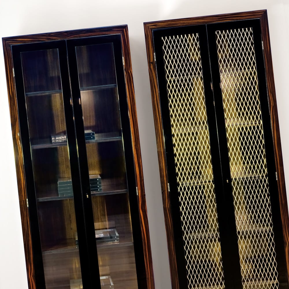 Luxury Italian Designer Glass Display Cabinet