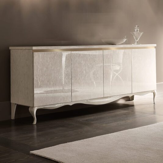 Luxury Italian Designer Mother of Pearl Sideboard
