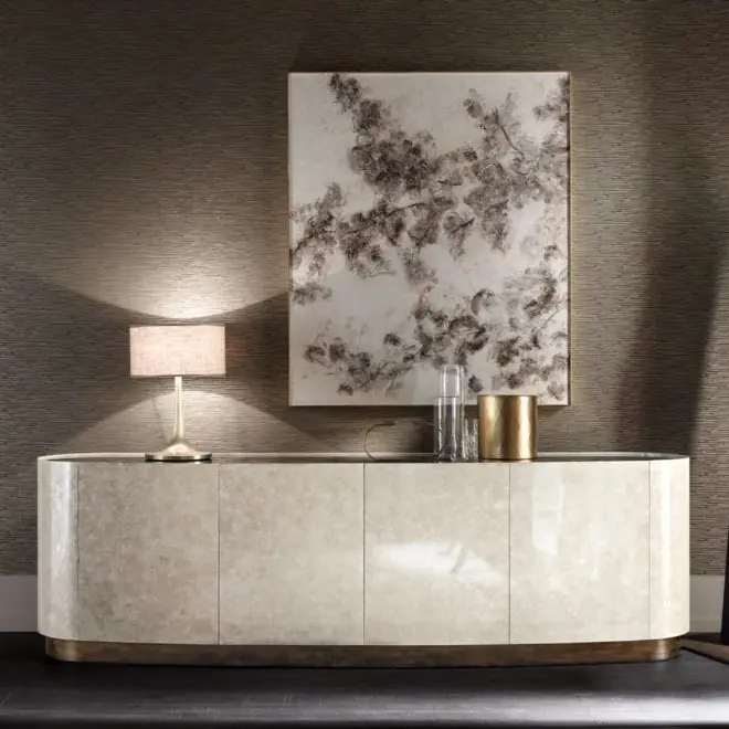 Luxury Italian Designer Seashell Effect Buffet - Juliettes Interiors