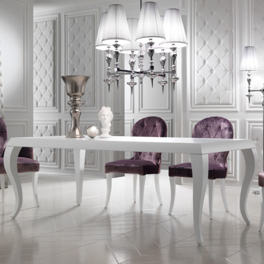 Luxury Italian Designer Lacquered Dining Table
